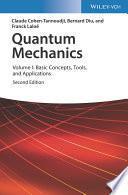 Quantum Mechanics, Volume 1