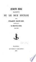 Quaranta secoli racconti su le Due Sicilie del Pelasgo Matn-Eer