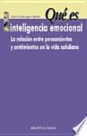 Qué es inteligencia emocional