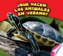 ¿Qué hacen los animales en verano?