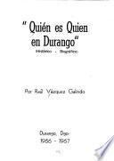 Quien es quien en Durango
