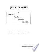 Quién es quién en Venezuela, Panama, Ecuador, Colombia