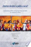 ¿Quiénes deciden la política social?