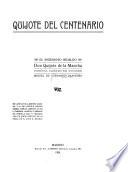 Quijote del centenario