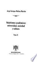 Quijotismos académicos