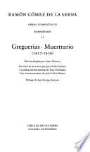 Ramonismo, II. Greguerías ; Muestrario (1917-1919)