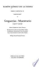 Ramonismo, II. Greguerias ; Muestrario (1917-1919)