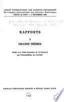 Rapports: Grands thèmes