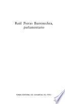 Raúl Porras Barrenechea, parlamentario