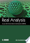 Real Analysis (As per UGC & CBCS)  Eastern India Universities