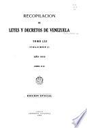 Recopilación de leyes y decretos de Venezuela