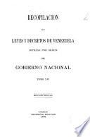 Recopilación de leyes y decretos de Venezuela