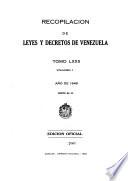 Recopilación de leyes y decretos de Venezuela