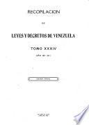 Recopilación de leyes y decretos de Venezuela
