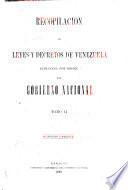 Recopilación de leyes y decretos de Venezuela