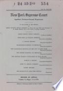 Records & Briefs New York State Appellate DIvision