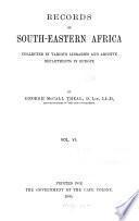Records of South-Eastern Africa