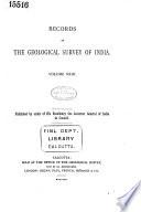 Records of the Geological Survey of India