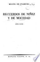 Recuerdos de niñez y de mocedad