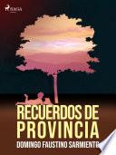 Libro Recuerdos de provincia