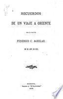 Recuerdos de un viaje à Oriente