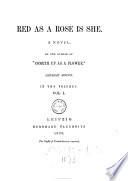 Red as a Rose is She