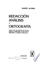 Redacción análisis y ortografía
