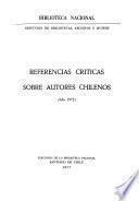 Referencias críticas sobre autores chilenos