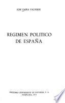 Regimen politico de España