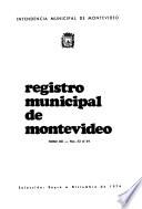 Registro municipal de Montevideo