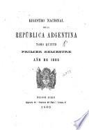 Registro nacional de la República Argentina