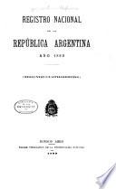 Registro nacional de la República Argentina