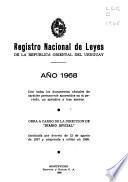 Registro nacional de leyes de la República Oriental del Uruguay