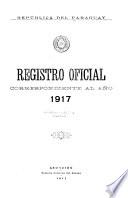 Registro oficial correspondiente al año de ...