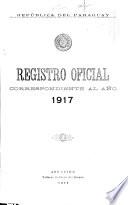 Registro oficial de la República del Paraguay ...