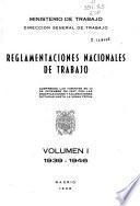 Reglamentaciones nacionales de trabajo