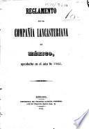 Reglamento de la Compañia Lancasteriana de México