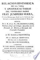 Relacion histórica de la vida y apostólicas tareas del venerable padre fray Junípero Serra