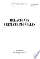 Relaciones prematrimoniales