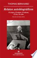 Libro Relatos autobiográficos