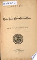 Report of the Boston Young Men's Christian Union