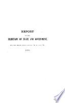 Reports of Dr. Diego Tamayo, Secretary of State and Government. Report of Dr. F. F. Falco, official delegate of Cuba at the 5th Congress of Criminal Anthropology in Amsterdam, December 1901