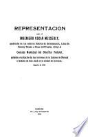 Representación que el ingeniero Oscar Messerly