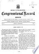 Republic of the Philippines Congressional Record