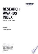 Research Awards Index