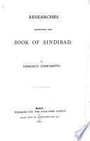 Researches Respecting the Book of Sindibâd