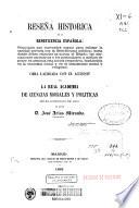 Reseña historica de la beneficencia española