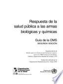 Respuesta de la salud pública a las armas biológicas y químicas