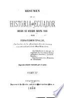 Resumen de la historia del Ecuador desde su orijen hasta 1845