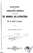 Resumen historico de la literatura española
